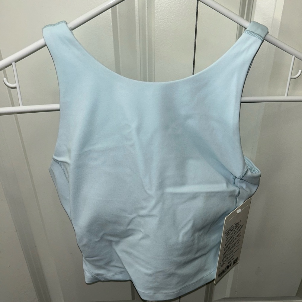Lulu Lemon light blue align high neck tank